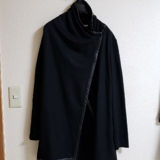 ヘルムートラング(HELMUT LANG)のHELMUT LANG ヘルムートラング ウール ロングカーディガン　薄手コート(ロングコート)