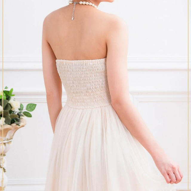 ウエディング パーティードレス 二次会 花嫁 レディースのフォーマル/ドレス(ウェディングドレス)の商品写真