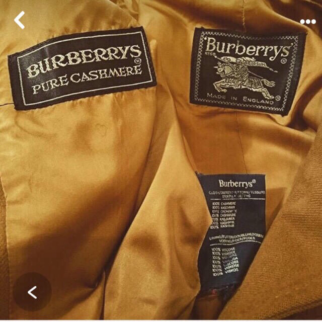 BURBERRY(バーバリー)のひがしはっぱ様 専用 英国製BURBERRY  カシミアコート メンズのジャケット/アウター(ステンカラーコート)の商品写真