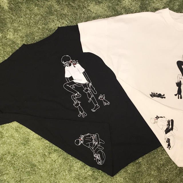 キヨ猫Tシャツ（ブラック） メンズのトップス(Tシャツ/カットソー(半袖/袖なし))の商品写真