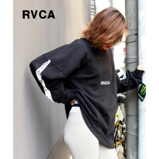 RVCA(ルーカ)のRVCA テープロゴ ロンT メンズのトップス(Tシャツ/カットソー(七分/長袖))の商品写真