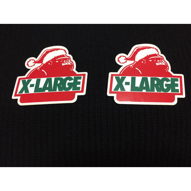 XLARGE(エクストララージ)のX-LARGE ステッカー 2枚セット 自動車/バイクのバイク(ステッカー)の商品写真