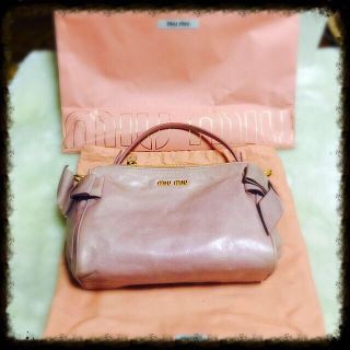 ミュウミュウ(miumiu)のmiumiu 紗栄子愛用 2way(ハンドバッグ)