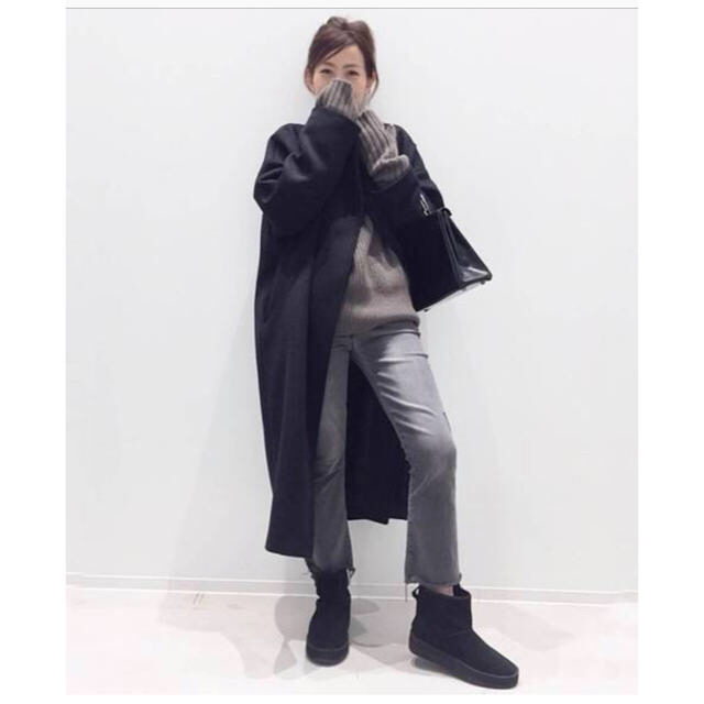 L'Appartement DEUXIEME CLASSE(アパルトモンドゥーズィエムクラス)のアパルトモン Oversized LAMB Coat レディースのジャケット/アウター(ロングコート)の商品写真