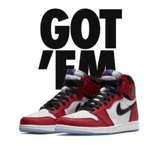 ナイキ(NIKE)のAIR JORDAN 1 エアジョーダン1 スパイダーマン 27cm(スニーカー)