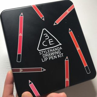 値下げ⭐︎3CE DRAWING LIP PEN KIT リップ