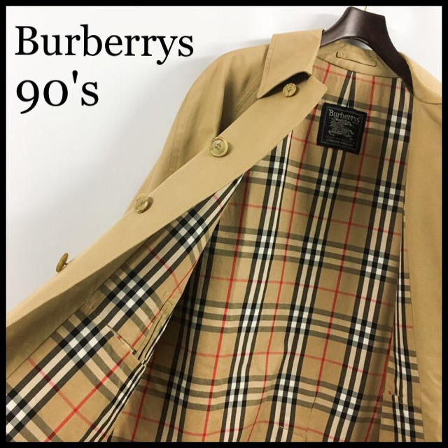 BURBERRY - 90年代 Burberrys ステンカラーコート ノバチェック キャメル 極美品の通販 by POJ SHOP