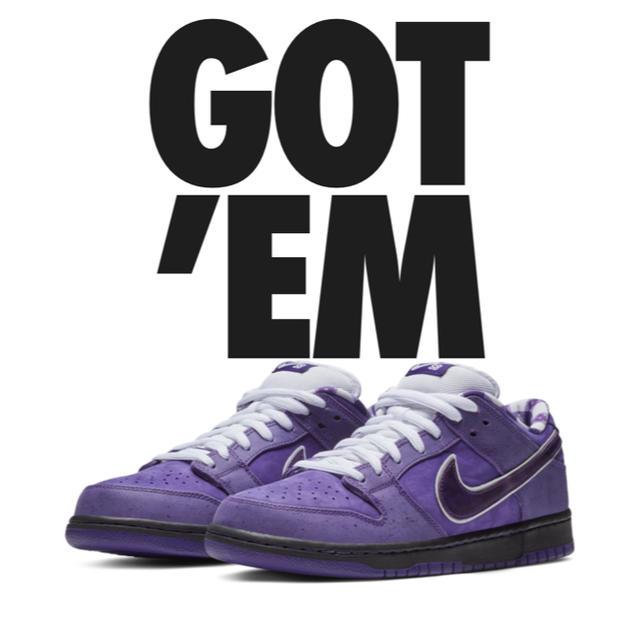 Nike SB ダンク LOW purple lobster 26