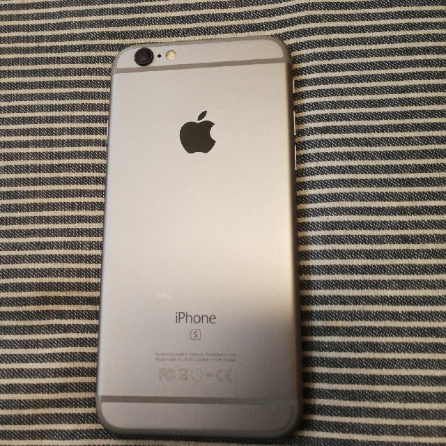 画面ヒビ iphone6s 64gb softbank グレー-