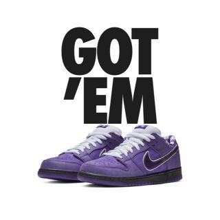 ナイキ(NIKE)のCONCEPTS×NIKE SB DUNK PURPLE LOBSTER (スニーカー)