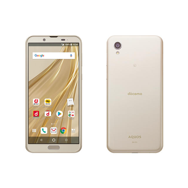 NTTdocomo(エヌティティドコモ)のSH-01L AQUOS sense2 スマホ/家電/カメラのスマートフォン/携帯電話(スマートフォン本体)の商品写真