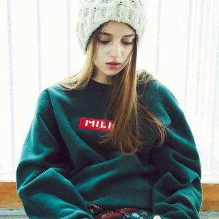 ミルクフェド(MILKFED.)のMILKFED.(ミルクフェド) knitberetケーブルニットベレー帽(ハンチング/ベレー帽)