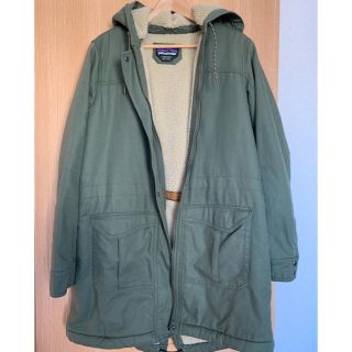 パタゴニア(patagonia)のパタゴニア カーキ ボアコート L(モッズコート)