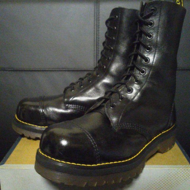 ブラックサイズ【専用】Dr.Martens 英国製 クレイジーボム UK7 厚底 スチール