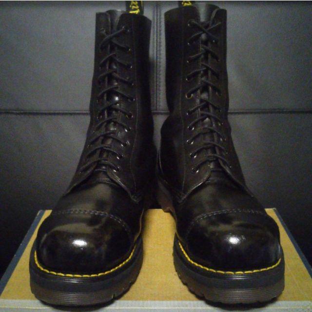 Dr.Martens(ドクターマーチン)の【専用】Dr.Martens 英国製 クレイジーボム UK7 厚底 スチール メンズの靴/シューズ(ブーツ)の商品写真