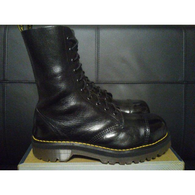 Dr.Martens(ドクターマーチン)の【専用】Dr.Martens 英国製 クレイジーボム UK7 厚底 スチール メンズの靴/シューズ(ブーツ)の商品写真