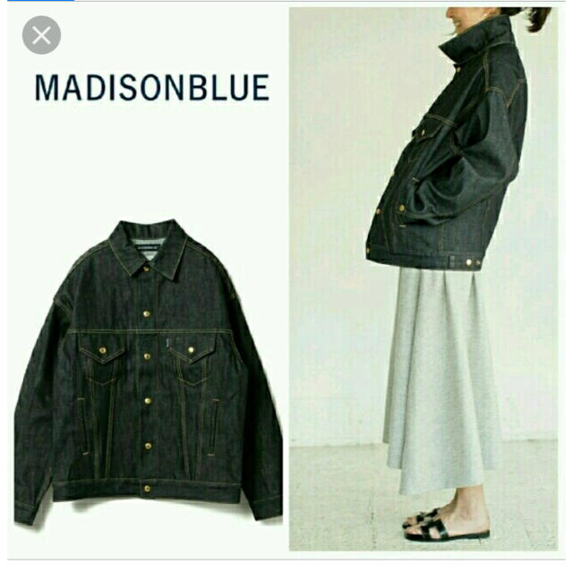 MADISONBLUE(マディソンブルー)のマディソンブルー＊デニムジャケット レディースのジャケット/アウター(Gジャン/デニムジャケット)の商品写真