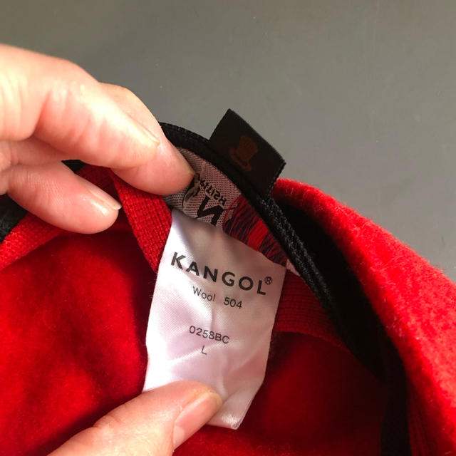 KANGOL(カンゴール)のkangol  ハンチング 504 赤 L メンズの帽子(ハンチング/ベレー帽)の商品写真