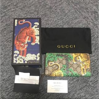 グッチ(Gucci)のグッチ 虎柄 財布 正規品(長財布)