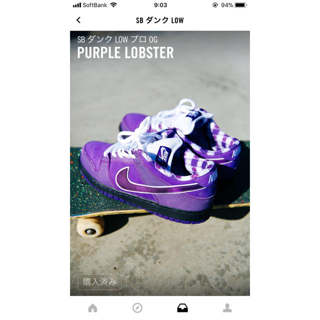 NIKE(ナイキ)のNIKE SB LOW LOBSTER 25 CM メンズの靴/シューズ(スニーカー)の商品写真