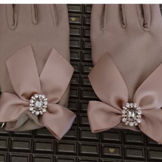 Maison de FLEUR - メゾンドフルール◇ビジューリボングローブ
