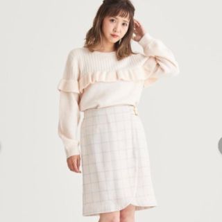 マジェスティックレゴン(MAJESTIC LEGON)のマジェ チェックスカート(ひざ丈スカート)