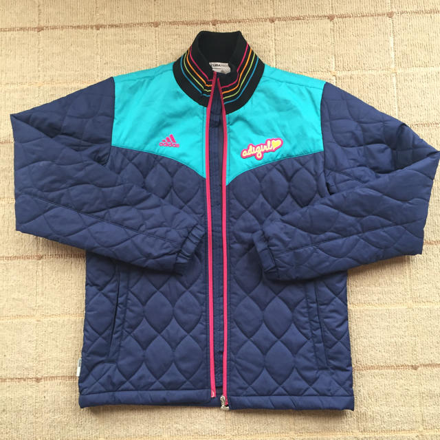 adidas(アディダス)のMAY様専用 adigirl★adidas ジャンパー★150〜160 キッズ/ベビー/マタニティのキッズ服女の子用(90cm~)(ジャケット/上着)の商品写真