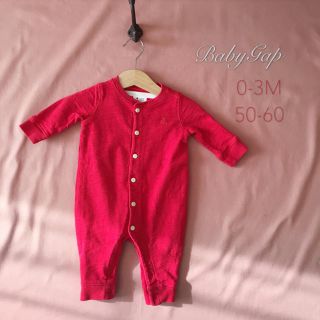 ベビーギャップ(babyGAP)のbabyGapベビーギャップ｜ ロンパース*カバーオール↟⍋↟ ↟50-60(カバーオール)