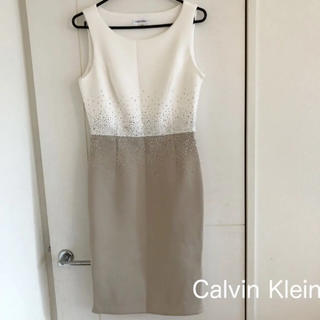 カルバンクライン(Calvin Klein)のCalvin Klein dress☆ カルバンクライン ワンピース US2(ひざ丈ワンピース)