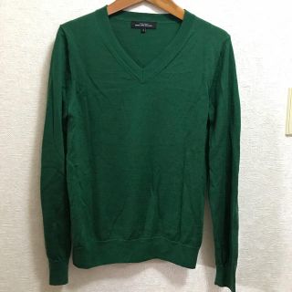 ユナイテッドアローズグリーンレーベルリラクシング(UNITED ARROWS green label relaxing)のGREEN LABEL RELAXING緑薄手ニットカットソー(ニット/セーター)