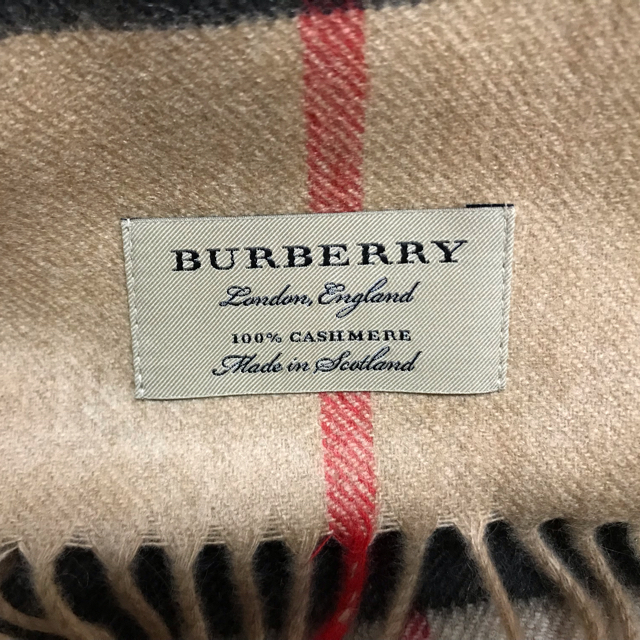 BURBERRY(バーバリー)のBURBERRYカシミヤマフラー メンズのファッション小物(マフラー)の商品写真