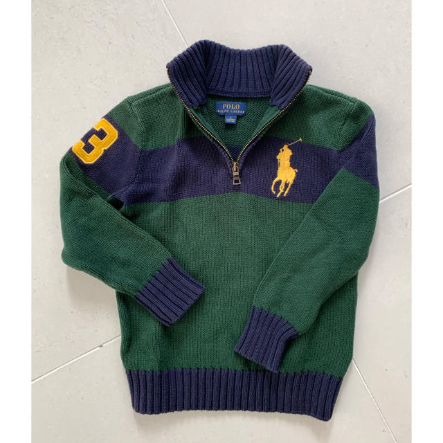 POLO RALPH LAUREN(ポロラルフローレン)のラルフローレン 綿ニット 120 キッズ/ベビー/マタニティのキッズ服男の子用(90cm~)(ニット)の商品写真