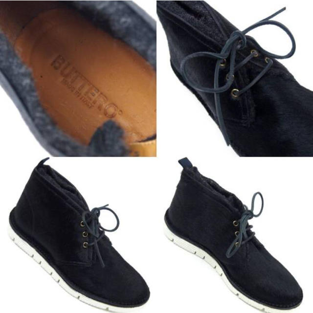 BUTTERO(ブッテロ)のブッテロ ハラコレザーチャッカスニーカー メンズの靴/シューズ(ブーツ)の商品写真