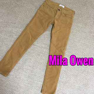 ミラオーウェン(Mila Owen)のMila Owen♡コーデュロイスキニーパンツ(カジュアルパンツ)