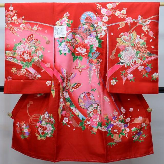お宮参り のしめ 新品 女の子 正絹 女児 祝着 NO23786-
