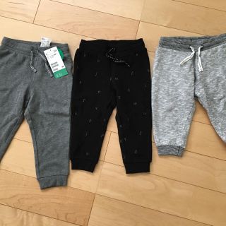 エイチアンドエム(H&M)の【まー様専用】H＆M スウェットパンツ3点セット 80,85サイズ(パンツ)