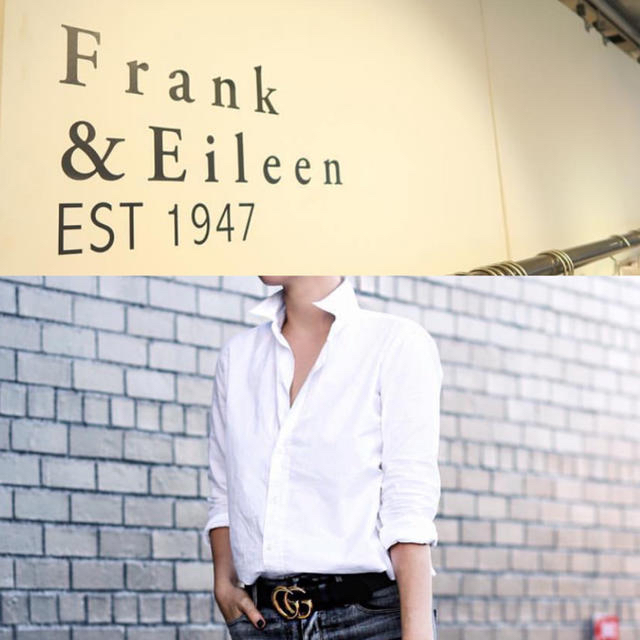 Frank&Eileen(フランクアンドアイリーン)のFrank&Eileen シャツ S ホワイト レディースのトップス(シャツ/ブラウス(長袖/七分))の商品写真