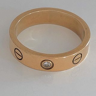 カルティエ(Cartier)のカルティエ  ミニラブリング  1Pダイヤ(リング(指輪))