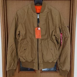 アルファインダストリーズ(ALPHA INDUSTRIES)のアルファ MA1 MA-1 CTN Olive Drab サイズM 新品(フライトジャケット)