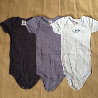 プチバトー(PETIT BATEAU)のプチバトー 半袖ロンパース(ロンパース)