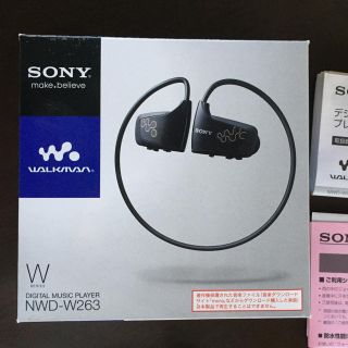 ソニー(SONY)の未使用☆SONY デジタルミュージックプレーヤー(防水)(ポータブルプレーヤー)