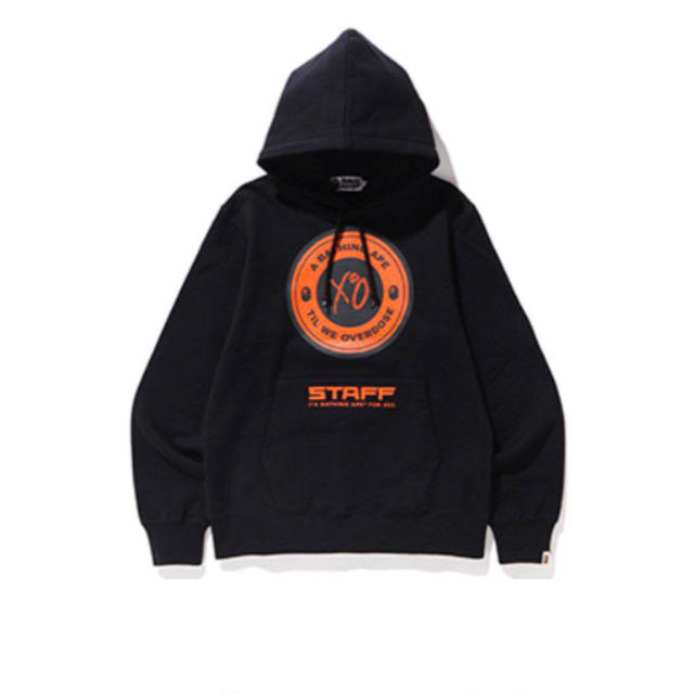 BAPE@ X XO STAFF PUL L OVER HOODIECOL