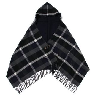 バーバリーブルーレーベル(BURBERRY BLUE LABEL)の新品 ブルーレーベルクレストブリッジ ポンチョ(マフラー/ショール)