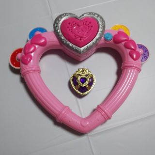 バンダイ(BANDAI)のおまけ付★HUGっとプリキュアメロディタンバリン＋ミライクリスタル(ルールー)(楽器のおもちゃ)