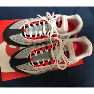 ナイキ(NIKE)のnike ナイキ airmax95 エアマックス95 ソーラーレッド 27cm(スニーカー)