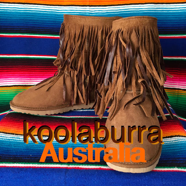憧れの Koolaburra - koolaburraクーラブラ ダブルフリンジムートンブーツ US9  26cm ブーツ