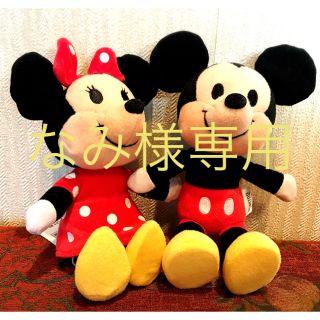 ディズニー(Disney)の【新品・未使用】nuiMOs ぬいぐるみ ミニー&ミッキー(ぬいぐるみ)