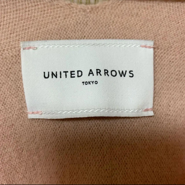 UNITED ARROWS(ユナイテッドアローズ)のCocoaさん専用ユナイテッドアローズ Vネックピンクニット レディースのトップス(ニット/セーター)の商品写真