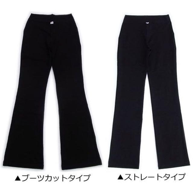 トールサイズ/美脚ストレッチパンツ/脚細/美尻小尻効果【新品/L】黒ブラック レディースのパンツ(カジュアルパンツ)の商品写真