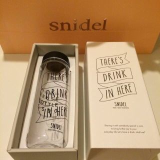 スナイデル(SNIDEL)のsnidel リユースボトル ブラック(その他)